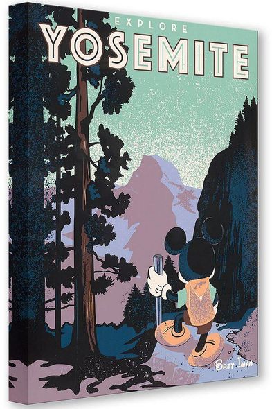 Bret Iwan Hand Signed and Numbered Gallery Wrap Canvas:"Yosemite"