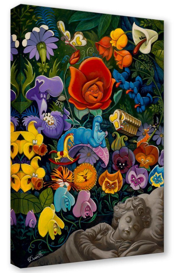 Bob Doucette Hand Signed and Numbered Gallery Wrap Canvas:"Wonderland Dreams"