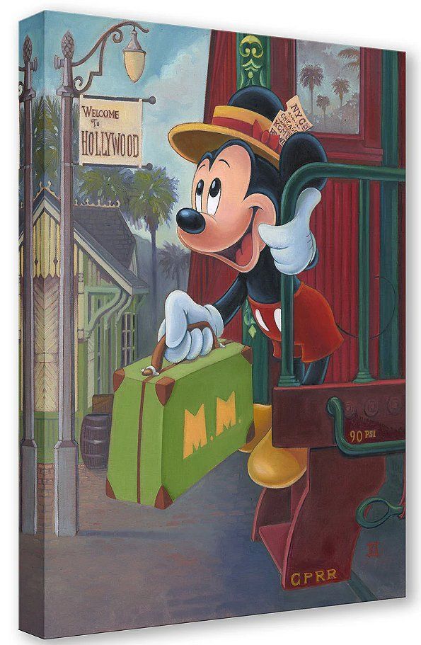 Bret Iwan Hand Signed and Numbered Gallery Wrap Canvas:"Track 28"