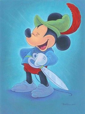 Bret Iwan Signed and Numbered Gicl&eacute;e on Canvas: "Happy Hero"
