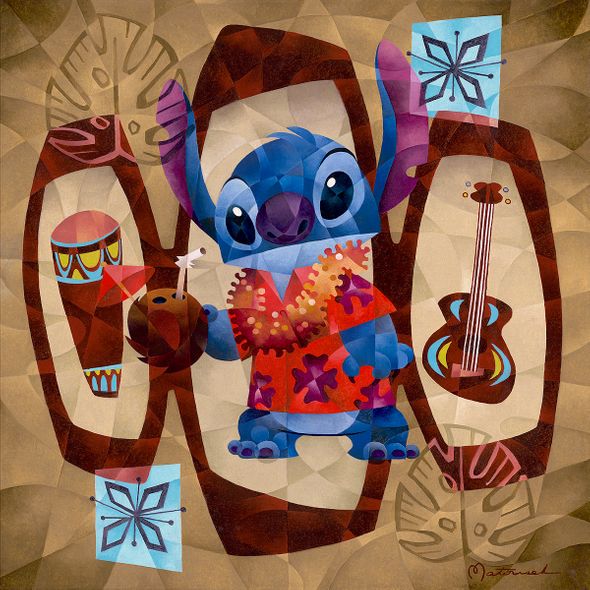 Tom Matousek Artist Signed Ltd Ed Gallery Wrap Canvas:"The Stitch Life"