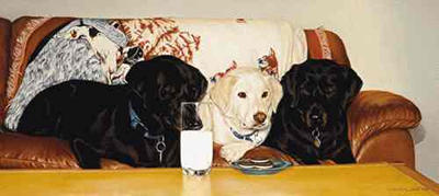 Brett Longley Limited Edition Print: "Cookies and Cream"