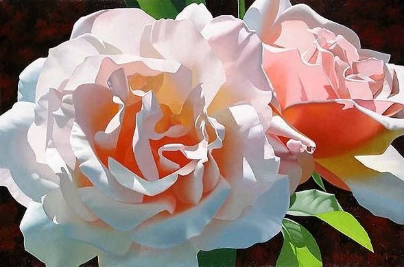 Brian Davis Handsigned and Numbered Limited Edition Canvas Giclee :"Twin Beauties"