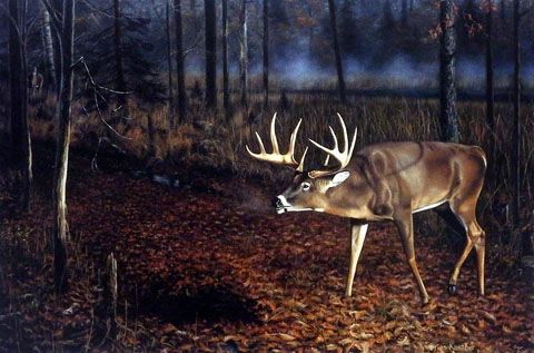 Brian Kuether Print-Signed and Numbered:"Who's Been Here"