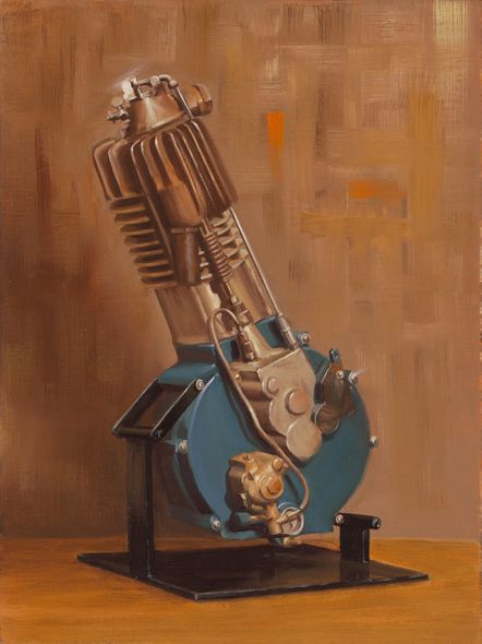 Brian Loker Limited Edition Museum Quality Giclée: "1911 Indian Single"