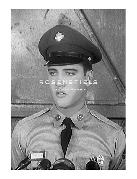 British Pathe Hand Numbered Limited Edition Print on Paper :"Elvis off to Germany, 1958"