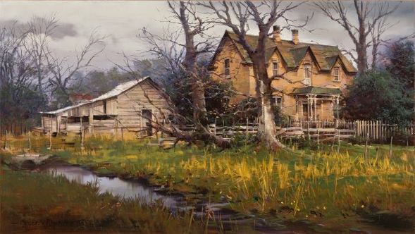 Bruce Cheever Handsigned and Numbered Limited Edition: "Giving Way to Spring Scipio"