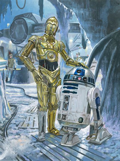 Bryan Snuffer Star Wars Limited Edition Hand-numbered Giclee on Paper / Signed Canvas:"Waiting at the South Entrance"