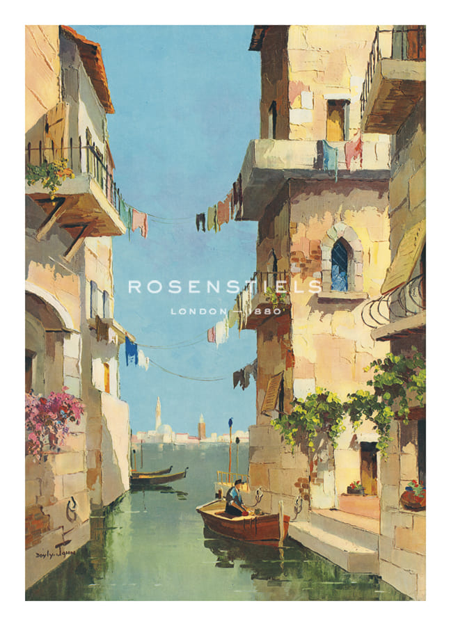 C.R. Doyly-John Hand Numbered Limited Edition Print on Paper :"San Giorgio"