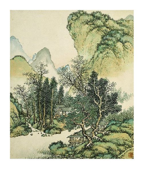 Cai Jia Fine Art Open Edition Gicl&eacute;e:"Landscape I"