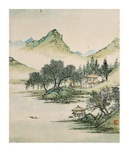 Cai Jia Fine Art Open Edition Gicl&eacute;e:"Landscape II"