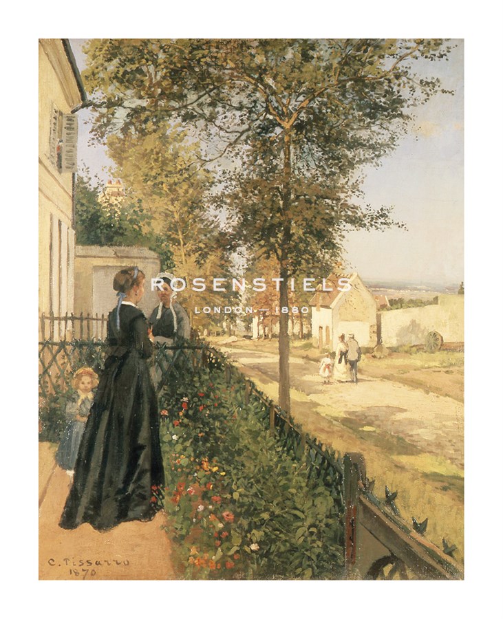 Camille Pissarro Hand Numbered Limited Edition Print on Paper :"The Road to Versailles"