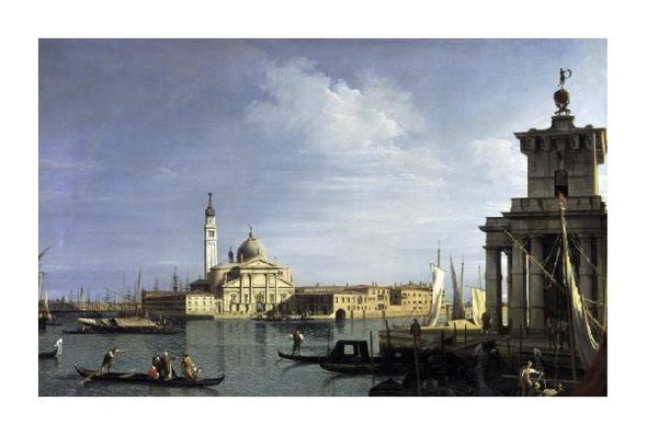 Canaletto Fine Art Open Edition Gicl&eacute;e:"The Island of San Giorgio Maggiore, Venice"