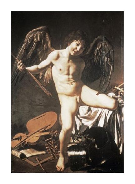 Caravaggio Fine Art Open Edition Giclée:"Amour Victorious"