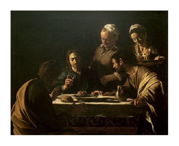 Caravaggio Fine Art Open Edition Giclée:"Supper at Emmaus"