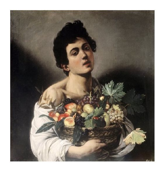Caravaggio Fine Art Open Edition Gicl&eacute;e:"Young Boy with Basketful of Fruit"