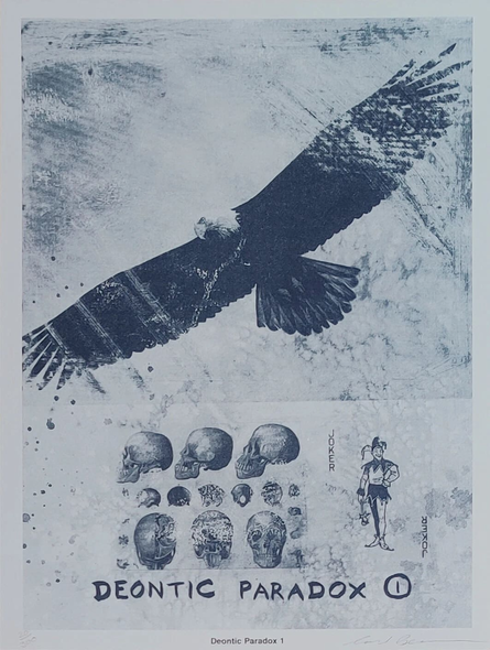Carl Beam Artist Signed Limited Edition : "DEONTIC PARADOX 1"