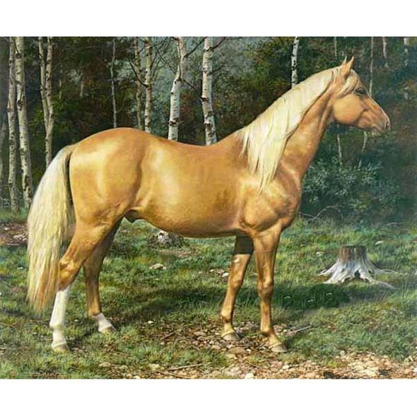 CARL BRENDERS 18X15 Secondary Market Art: "BLOND BEAUTY"