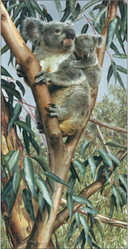 CARL BRENDERS 23X32 Secondary Market Art: "UP A GUM WITH MUM GCNV"