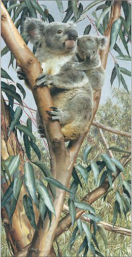 CARL BRENDERS 23X32 Secondary Market Art: "UP A GUM WITH MUM GCNV"
