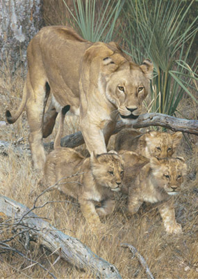 CARL BRENDERS 32X23 Secondary Market Art: "ON A JOURNEY"