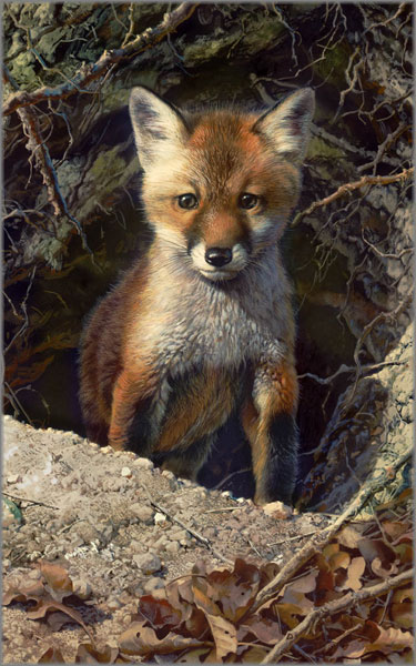 Carl Brenders Hand Signed and Numbered Limited Edition Fine Art Print:"Just Shy of Sly"