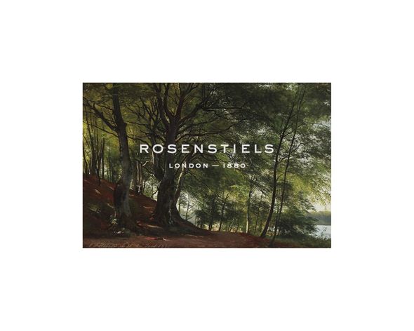 Carl Frederic Aagaard Hand Numbered Limited Edition Print on Paper :"Forest Scene from Soro, Denmark"