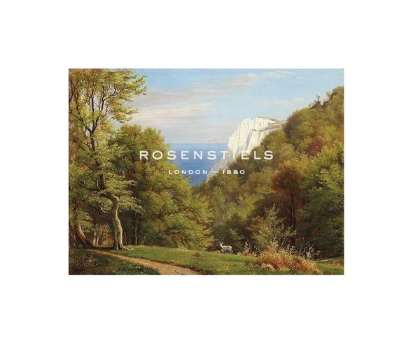 Carl Frederic Aagaard Hand Numbered Limited Edition Print on Paper :"Summer Day At Moens Klint, Denmark"