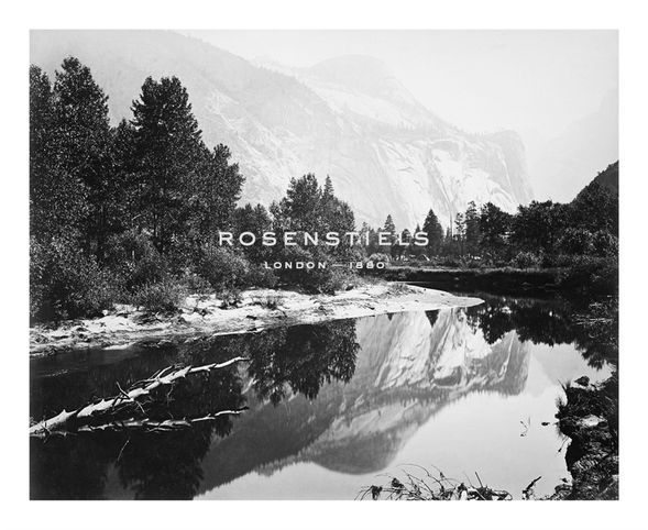 Carleton E Watkins Hand Numbered Limited Edition Print on Paper :"Mirror View, Yosemite, North Dome"