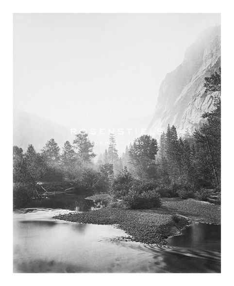 Carleton E Watkins Hand Numbered Limited Edition Print on Paper :"Mt. Starr King, Yosemite"