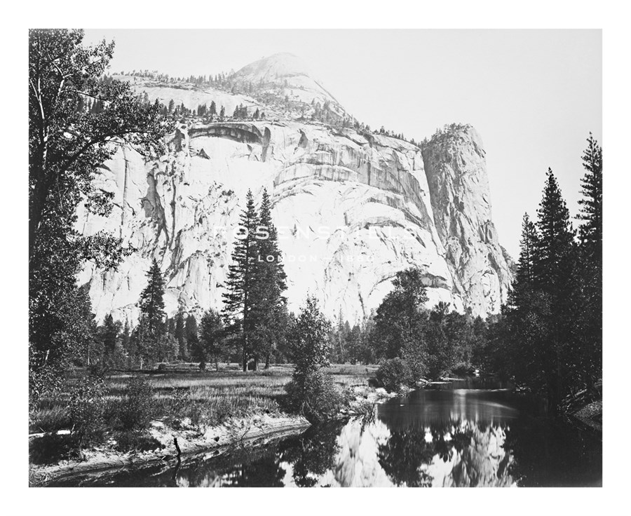 Carleton E Watkins Hand Numbered Limited Edition Print on Paper :"Royal Arches, Yosemite"