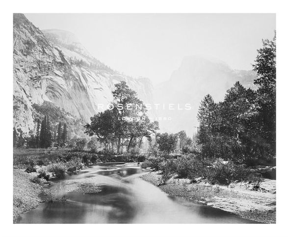 Carleton E Watkins Hand Numbered Limited Edition Print on Paper :"The Domes, Yosemite"