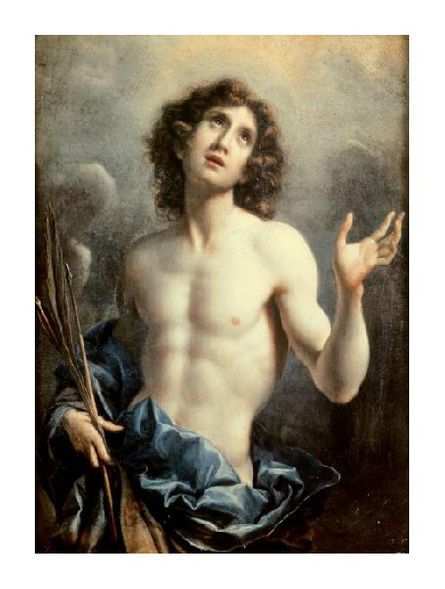 Carlo Dolci Fine Art Open Edition Gicl&eacute;e:"Saint Sebastian"