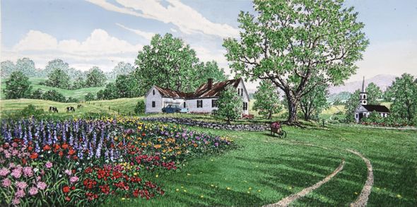 CAROL COLLETTE Secondary Market Art: "SUMMER STORY ET"