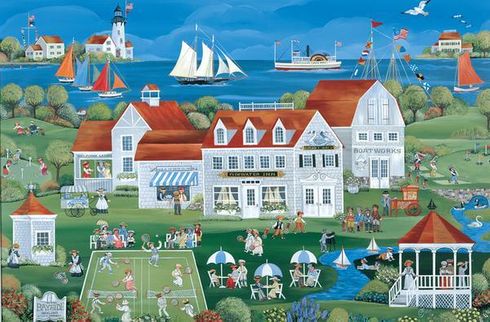 Carol Dyer Hand Signed and Numbered Limited Edition Lithograph "Tidewater Days" Carol Dyer Hand Signed and Numbered Limited Edition Lithograph "Tidewater Days"