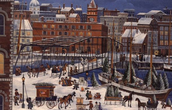 Carol Dyer Handsigned & Numbered Limited Edition: "Port City of Chicago"