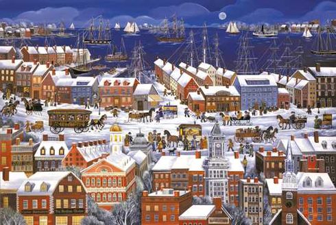 Carol Dyer Limited Edition Print:"Boston, A City By the Sea" Carol Dyer Limited Edition Print:"Boston, A City By the Sea"