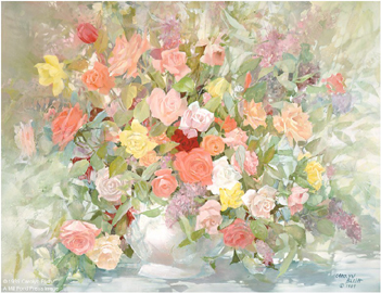 CAROLYN BLISH 19X24 Secondary Market Art: "SUMMERS GIFT"