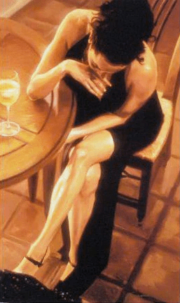 Carrie Graber Limited Edition Giclee on Canvas: "Sensual Arrangement"