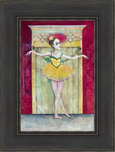 Cassandra Barney Fine Art Canvas Giclee: "Ballerina Tutu"
