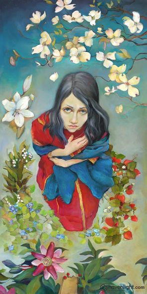 Cassandra Barney Fine Art Canvas Giclee: "Behold Thy Son"