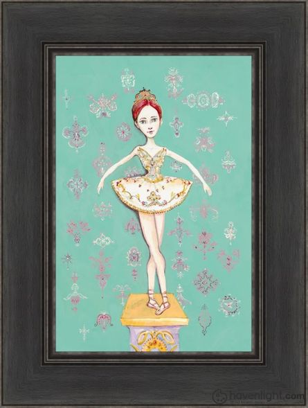 Cassandra Barney Fine Art Canvas Giclee: "Dancing on a Very Small Stage"