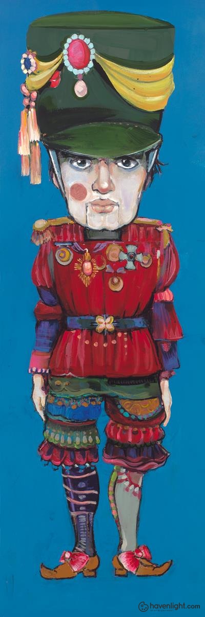 Cassandra Barney Fine Art Canvas Giclee: "Nutcracker"