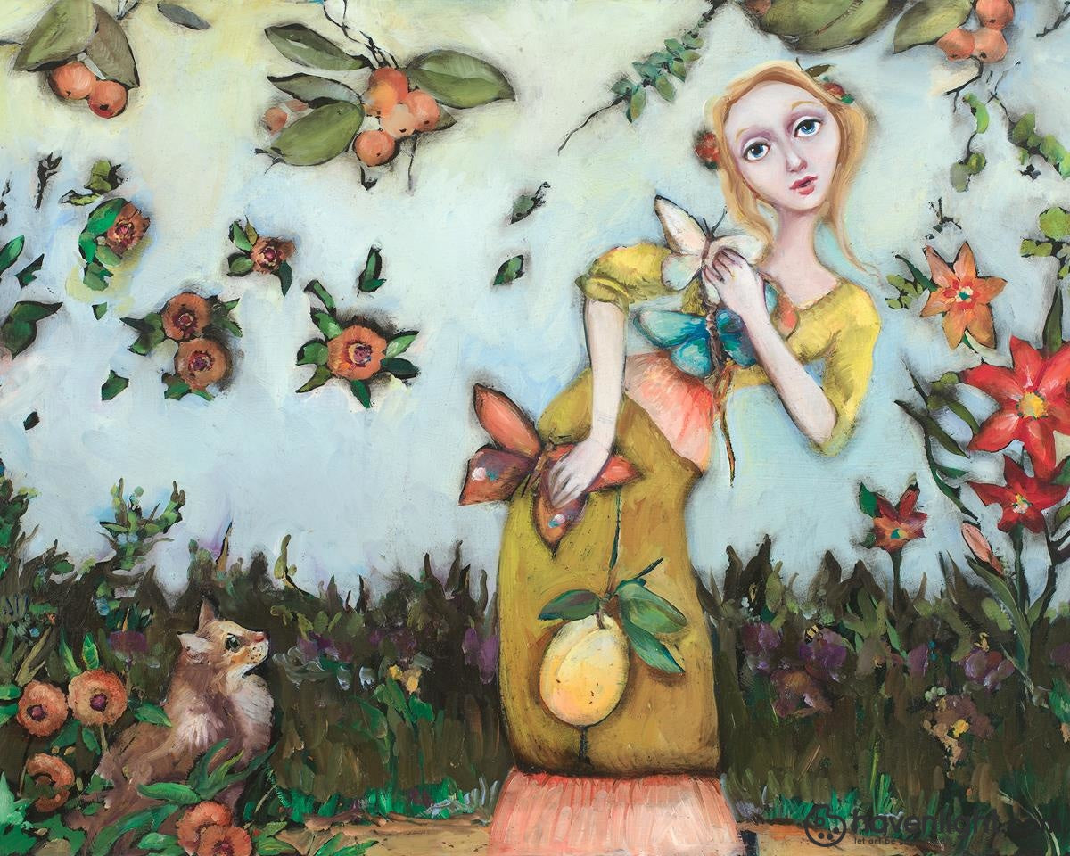 Cassandra Barney Fine Art Canvas Giclee: "Paladin"