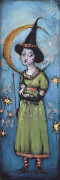 Cassandra Barney Open Edition Canvas Giclee:"Spellbound"
