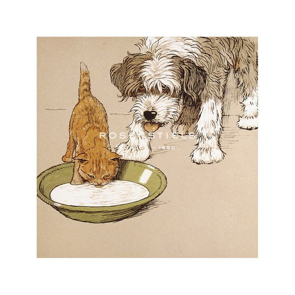 Cecil Aldin Hand Numbered Limited Edition Print on Paper :"Dog Days"