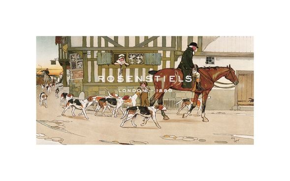 Cecil Aldin Hand Numbered Limited Edition Print on Paper :"Drawn Blank"