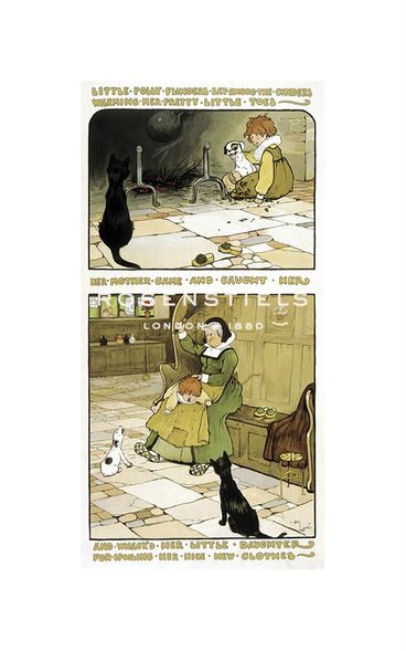 Cecil Aldin Hand Numbered Limited Edition Print on Paper :"Little Poll Flinders"