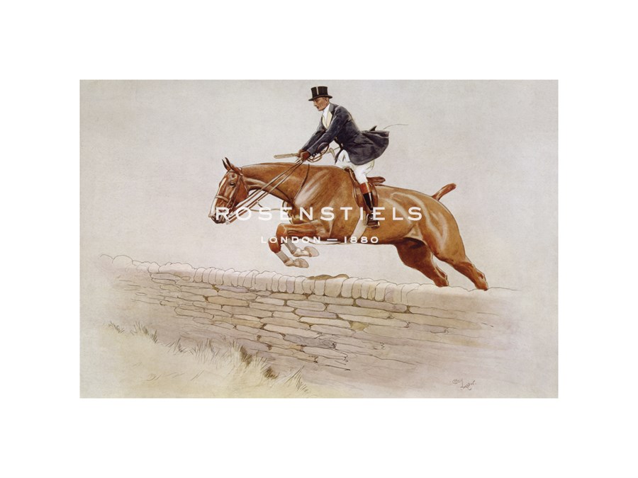 Cecil Aldin Hand Numbered Limited Edition Print on Paper :"Stonewaller"