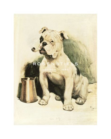 Cecil Aldin Hand Numbered Limited Edition Print on Paper :"That's Bully"